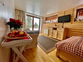 Отели типа «постель и завтрак» Siumno Izba B&B Brzegi Бжеги Семейный номер с видом на горы-40